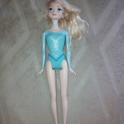 Princess Elsa (CFB73) by Mattel used for OOAK