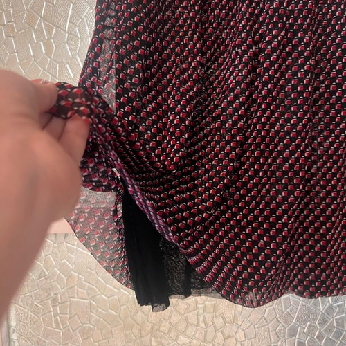 Michael Kors top XS like new, black and red