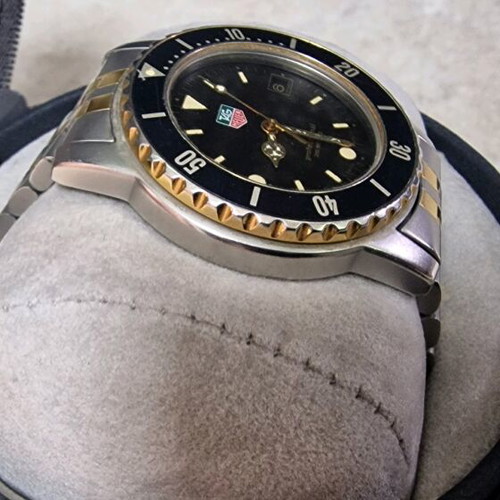 Vintage TAG Heuer Professional 200M 1500 Series 37 mm used