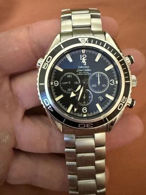 Omega Planet Ocean Chronograph full set like new, black