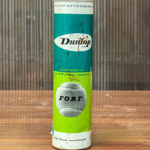 Rare tennis ball cans retro packaging, one sealed, like new