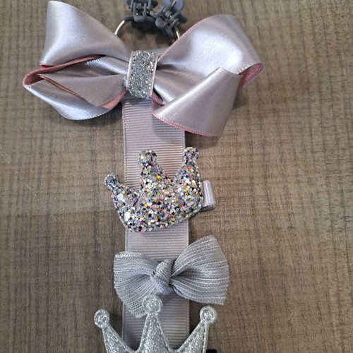 Hair clips new, set of 14 with ribbon