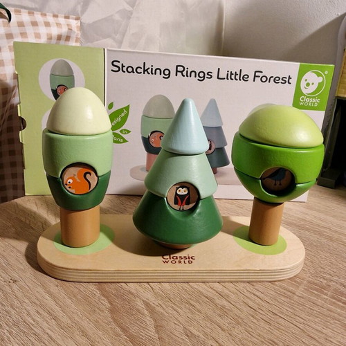 Classic World Little Forest stacking toy like new