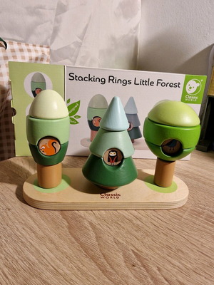 Classic World Little Forest stacking toy like new