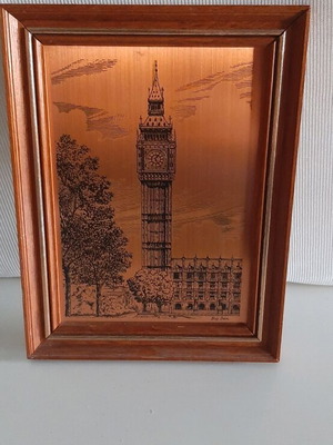 Καδρο χαλκογραφια Big Ben