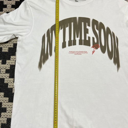 H&M White Long-Sleeve Shirt Like New, Size L