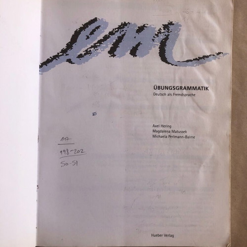 EM Grammatik A1-B2 used German grammar book