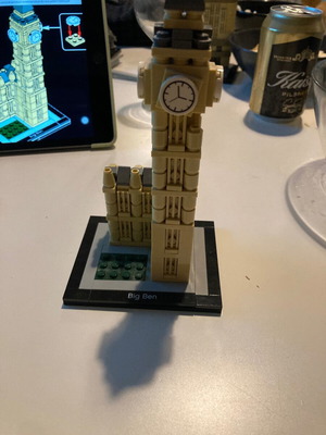 Lego 21013 Big Ben like new, almost complete