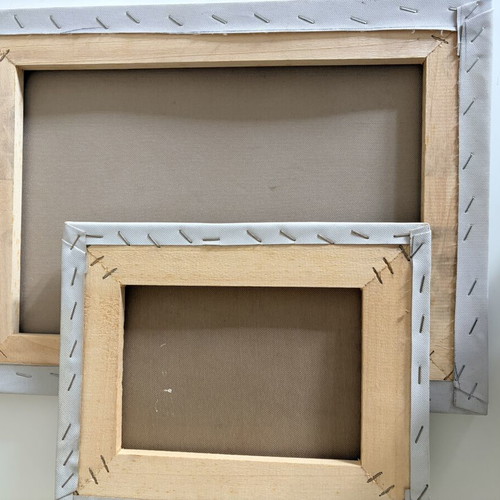 Two wall frames with happy motifs for children's room used
