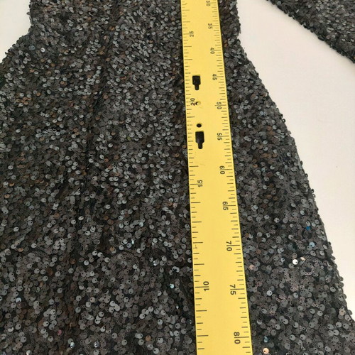 Abercrombie & Fitch Mini Evening Dress Black with Sequins Small Like New
