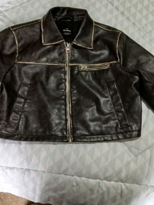 Pull & Bear jacket new, black and brown, size M