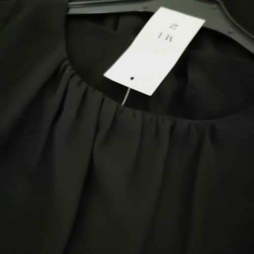 John Zack black sheer dress new, size Medium, Large
