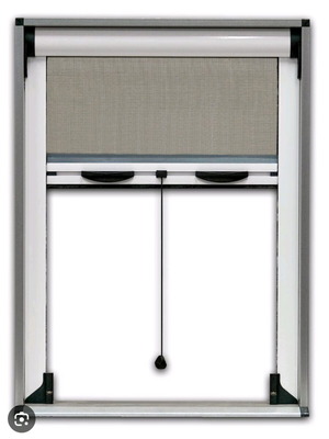Vertical movement screens new, set of 2 for windows 110cm and 120cm