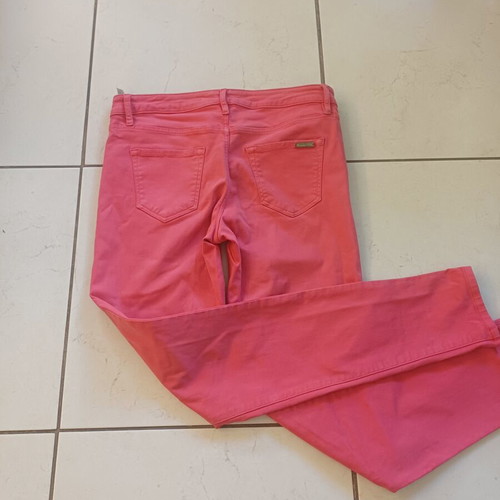 Massimo Dutti women's slim fit jeans used, red and pink, size S