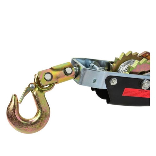 Manual hoist with ratchet mechanism, 2.5m wire rope, 2t capacity new