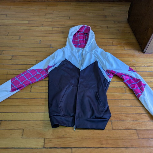 Spider-Gwen Marvel Cosplay Hoodie Large like new