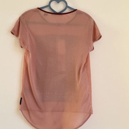 Maison Scotch Pink Modal Blouse Top Size M Like New