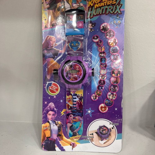 K-pop Demon Hunters Huntrix Projector Watch Kids Digital New