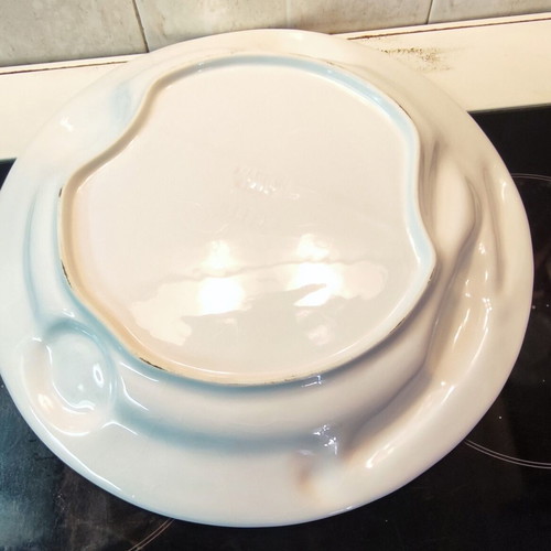 3EFFE Italian ceramic serving platter with sea motifs, like new