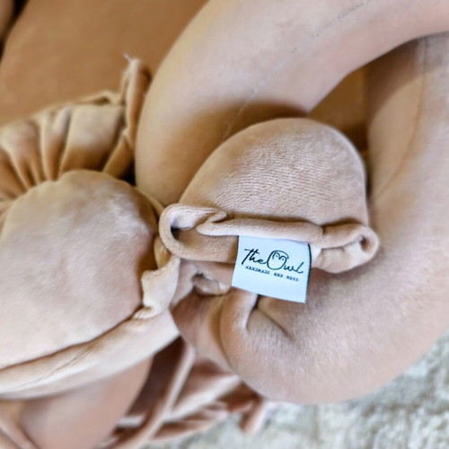 Baby Nest Braid Peach The Owl like new, medium size