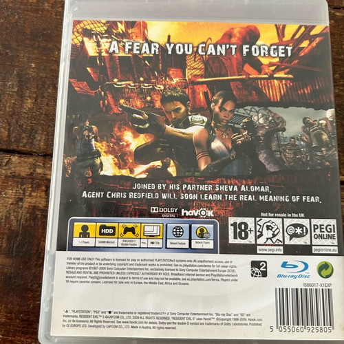 Resident Evil 5 for PS3 used