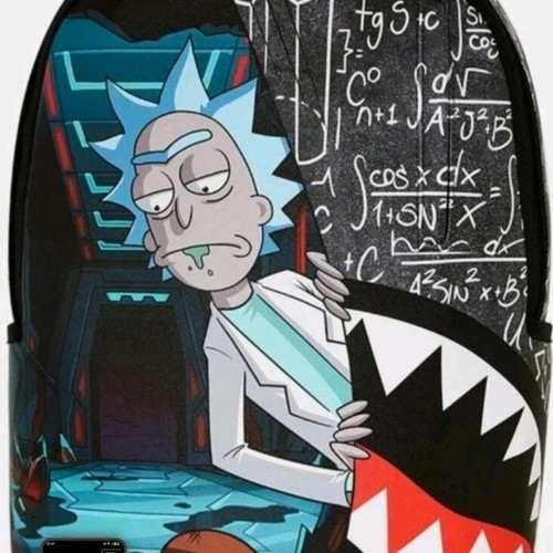 Sprayground Rick and Morty Reveal B6961 Unisex Large Backpack new, multicolor