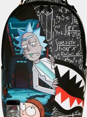 Sprayground Rick and Morty Reveal B6961 Unisex Large Backpack new, multicolor