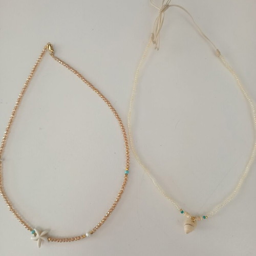 Handmade women's summer necklace set new