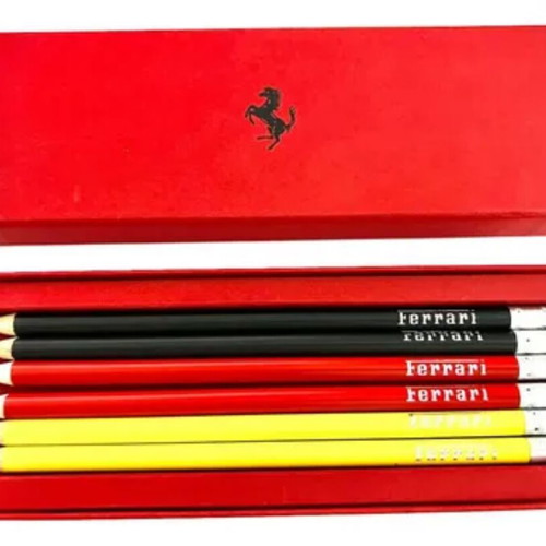 Ferrari collectible set of 6 pencils new, original colors