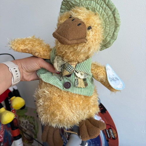 Plush Dakin duck toy 16” used with tag