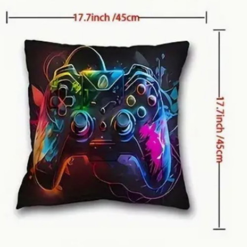 Super-Soft Pillowcase with Game Controller Design new
