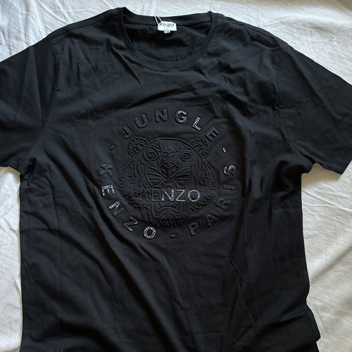 Kenzo T-shirt new, black, size XXL