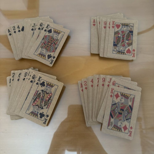 Kraft Playing Cards Black Back New