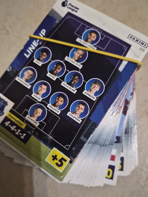 Panini Premier League Adrenalyn XL 2023 κάρτες μεταχειρισμένες, πακέτο 65