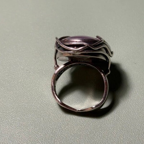 Handmade ring with silver 925 and amethyst used