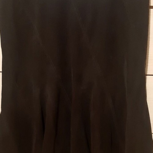 Zara long skirt Large/40, brown cotton corduroy, like new