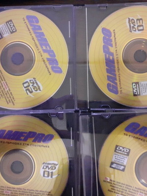 Game Pro DVDs like new, set of 7 collectible discs