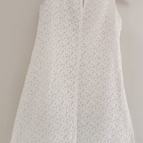 Zara lace dress type Guipure XS used, white