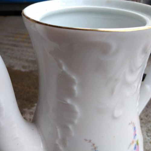 Cmielow porcelain collectible pitcher like new with gold details
