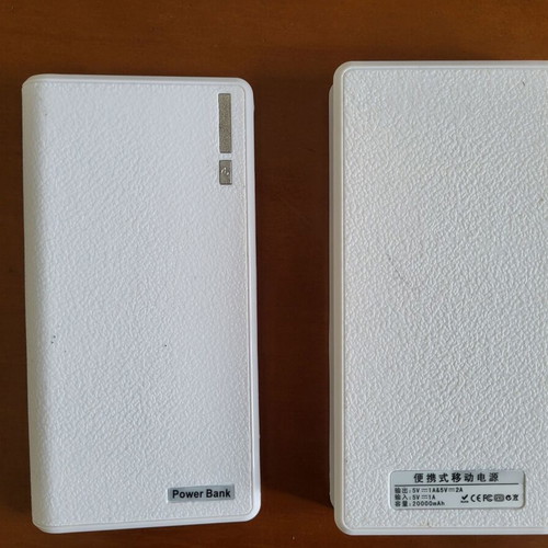 DIY Power Bank L6 case for 6 18650 batteries like new, white