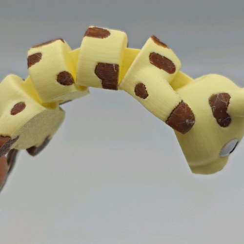 Animal keychains new, set of 6 3D articulated