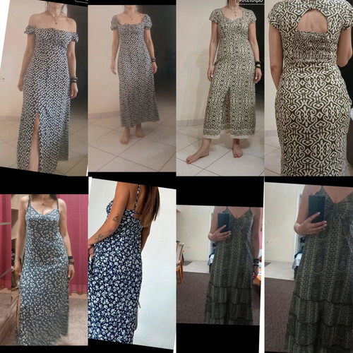 Dresses like new, 4 pieces, size S/M, colorful, KOKOSH boutique and Fullah Sugah