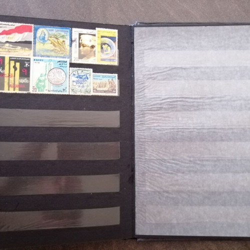 Stamp album used with thematic editions from many countries