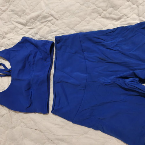 Oysho sports set, blue, size S