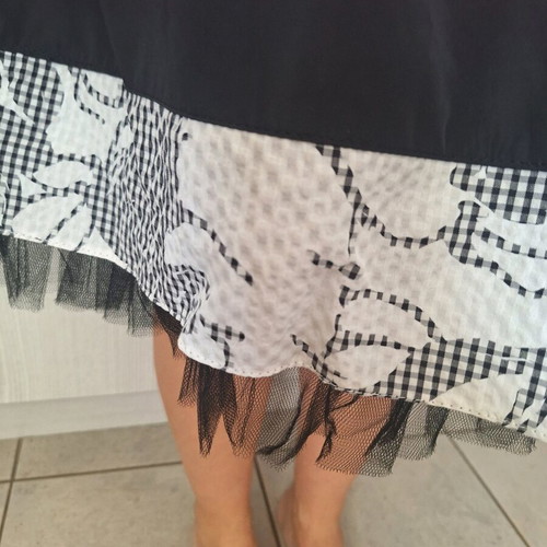 Manolo formal dress size L like new with belt