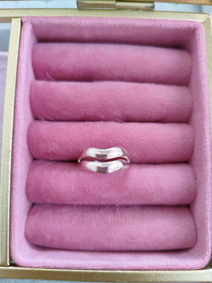 Silver ring 925 like new, size 57-58