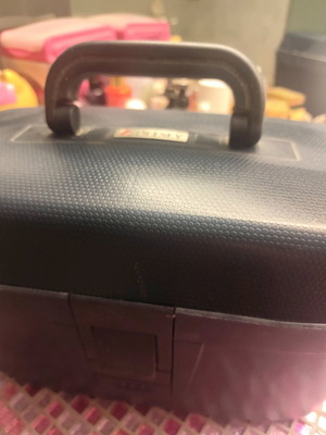 Delsey suitcase with security code blue like new