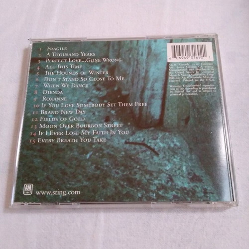 Sting CD like new, American edition