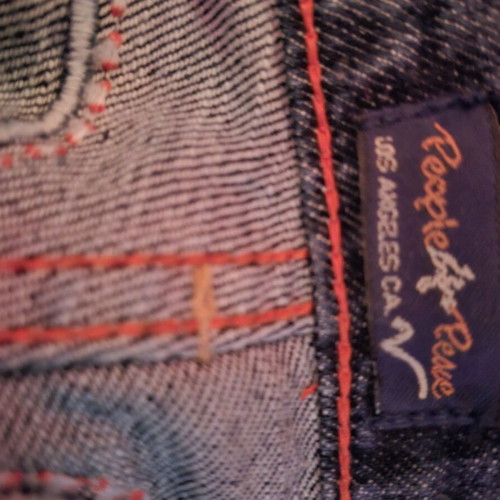 Free People vintage embroidered flare jeans like new, size S