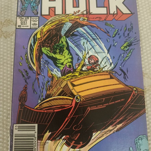The Incredible Hulk #331 comic book used, 1987 Marvel